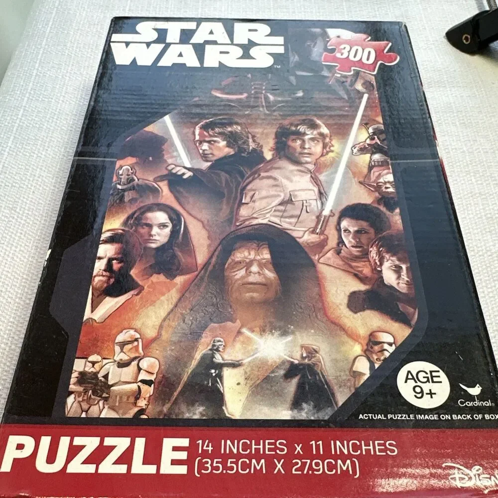 NEW Star Wars 300 Piece Puzzle Luke Anakin Darth Vader Disney 14